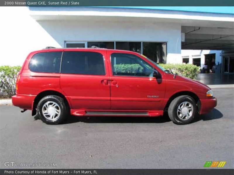  2000 Quest GXE Sunset Red