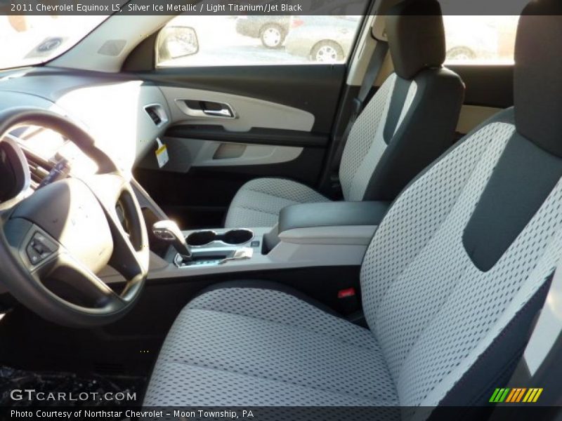 Silver Ice Metallic / Light Titanium/Jet Black 2011 Chevrolet Equinox LS
