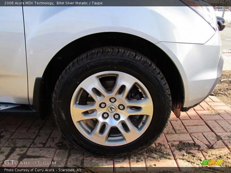 Billet Silver Metallic / Taupe 2008 Acura MDX Technology