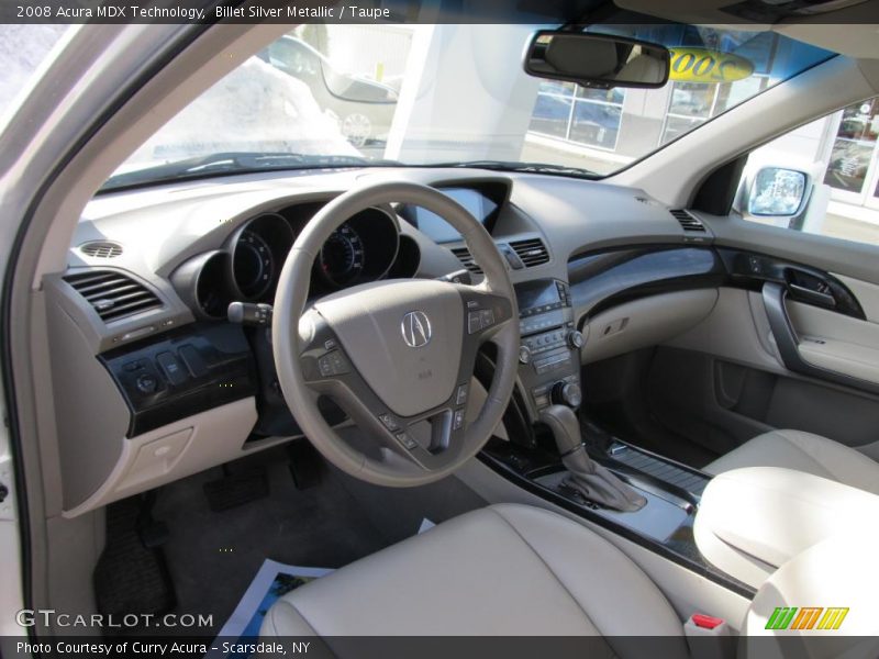 Billet Silver Metallic / Taupe 2008 Acura MDX Technology