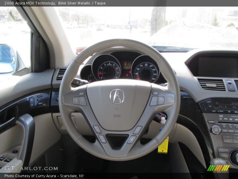 Billet Silver Metallic / Taupe 2008 Acura MDX Technology