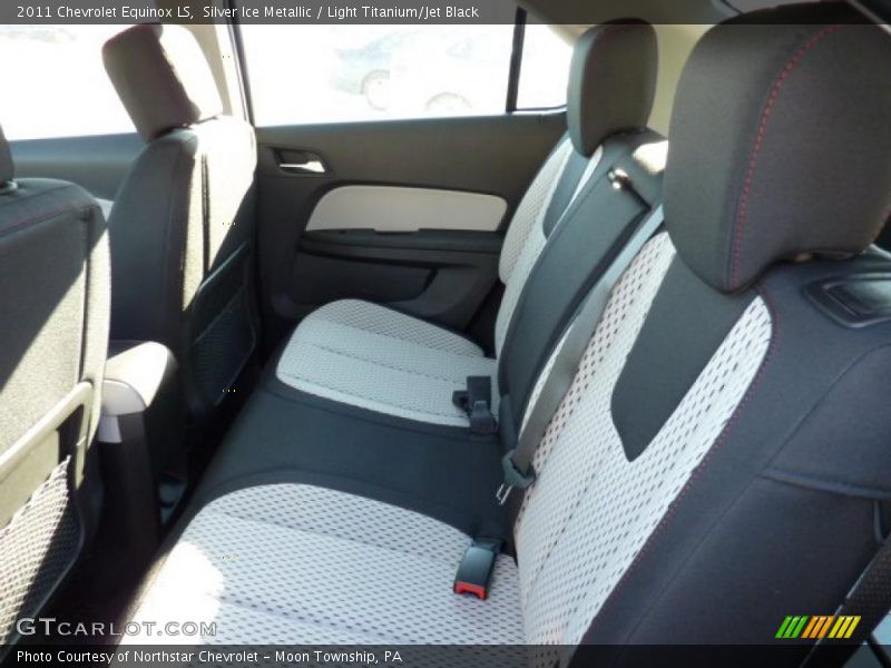 Silver Ice Metallic / Light Titanium/Jet Black 2011 Chevrolet Equinox LS
