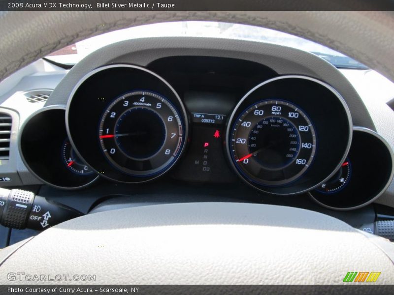 Billet Silver Metallic / Taupe 2008 Acura MDX Technology