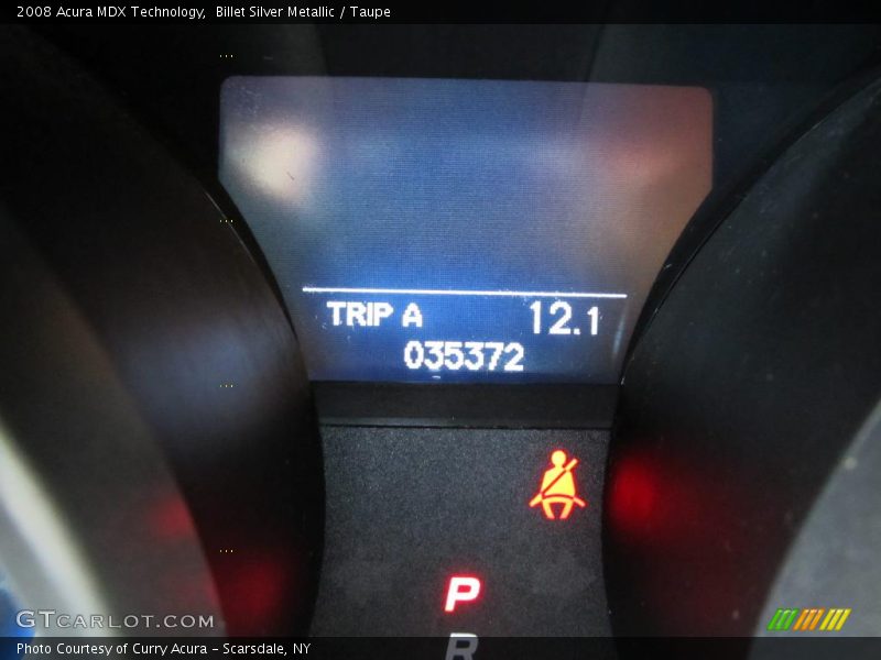 Billet Silver Metallic / Taupe 2008 Acura MDX Technology