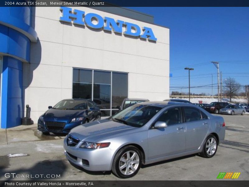 Meteor Silver Metallic / Quartz 2004 Acura TSX Sedan
