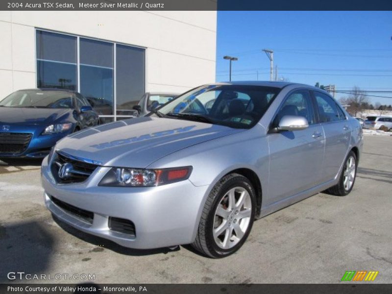 Meteor Silver Metallic / Quartz 2004 Acura TSX Sedan