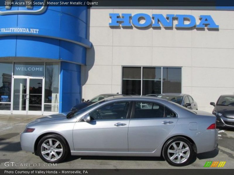Meteor Silver Metallic / Quartz 2004 Acura TSX Sedan