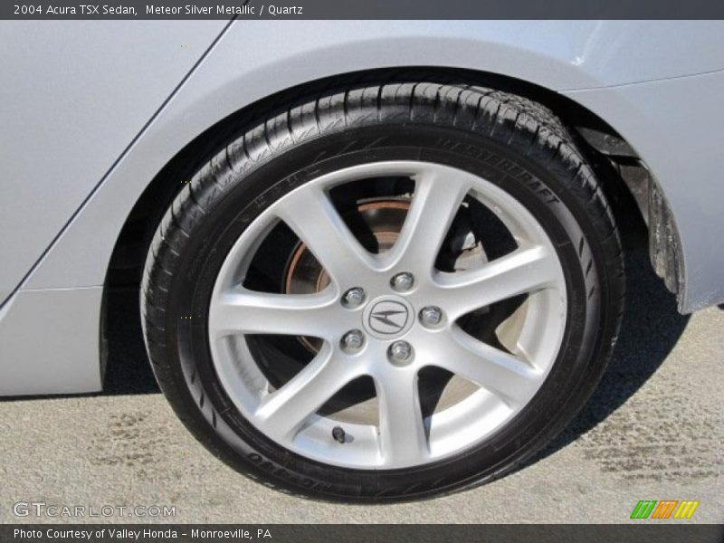 Meteor Silver Metallic / Quartz 2004 Acura TSX Sedan
