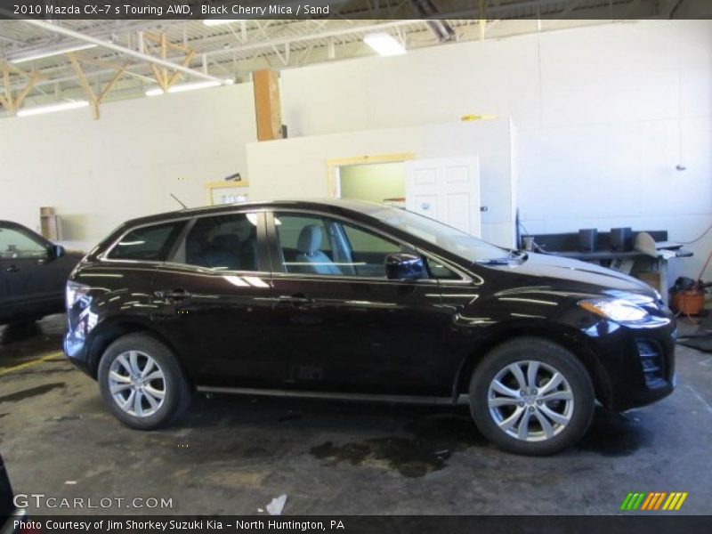Black Cherry Mica / Sand 2010 Mazda CX-7 s Touring AWD