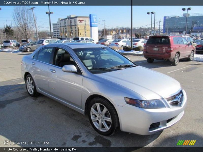 Meteor Silver Metallic / Quartz 2004 Acura TSX Sedan