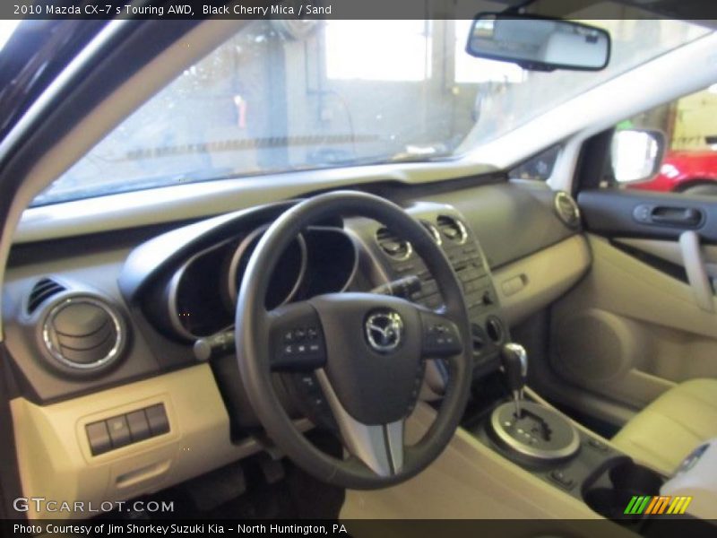 Black Cherry Mica / Sand 2010 Mazda CX-7 s Touring AWD
