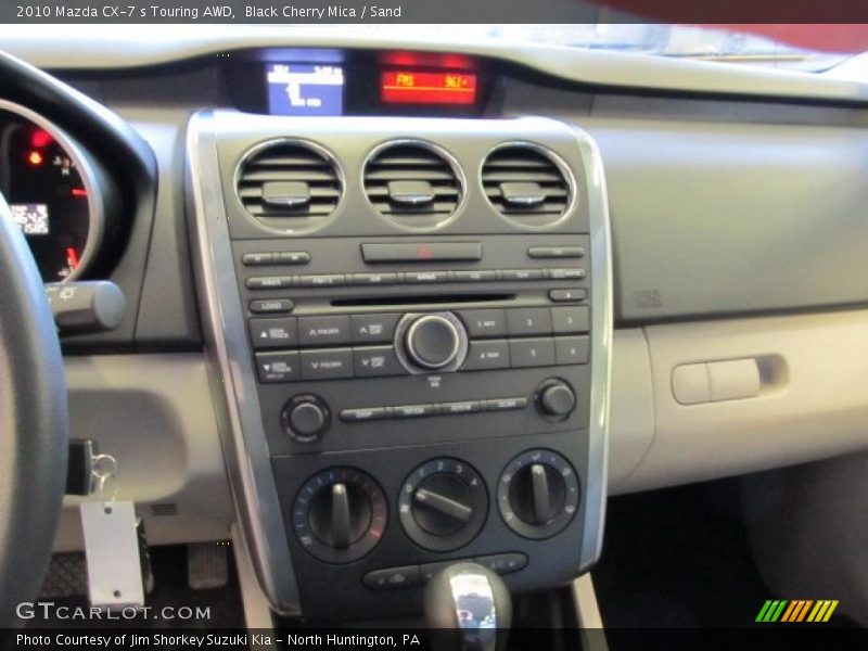 Controls of 2010 CX-7 s Touring AWD