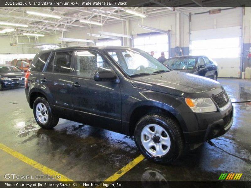 White Water Pearl / Black 2011 Suzuki Grand Vitara Premium 4x4