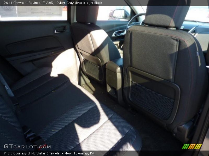 Cyber Gray Metallic / Jet Black 2011 Chevrolet Equinox LT AWD