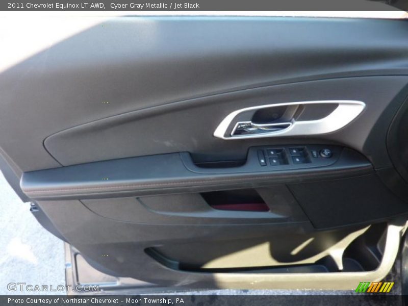 Cyber Gray Metallic / Jet Black 2011 Chevrolet Equinox LT AWD
