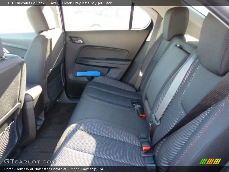 Cyber Gray Metallic / Jet Black 2011 Chevrolet Equinox LT AWD