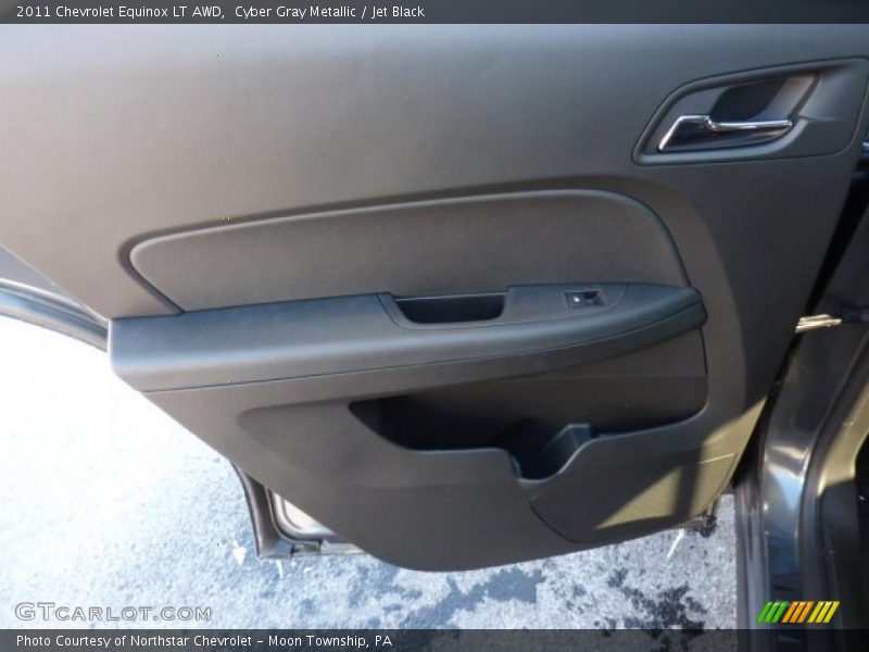 Cyber Gray Metallic / Jet Black 2011 Chevrolet Equinox LT AWD