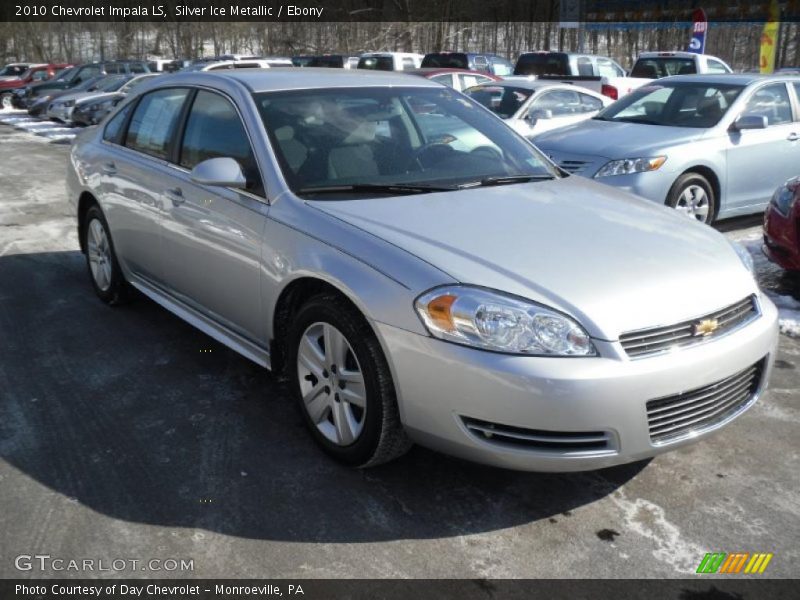 Silver Ice Metallic / Ebony 2010 Chevrolet Impala LS