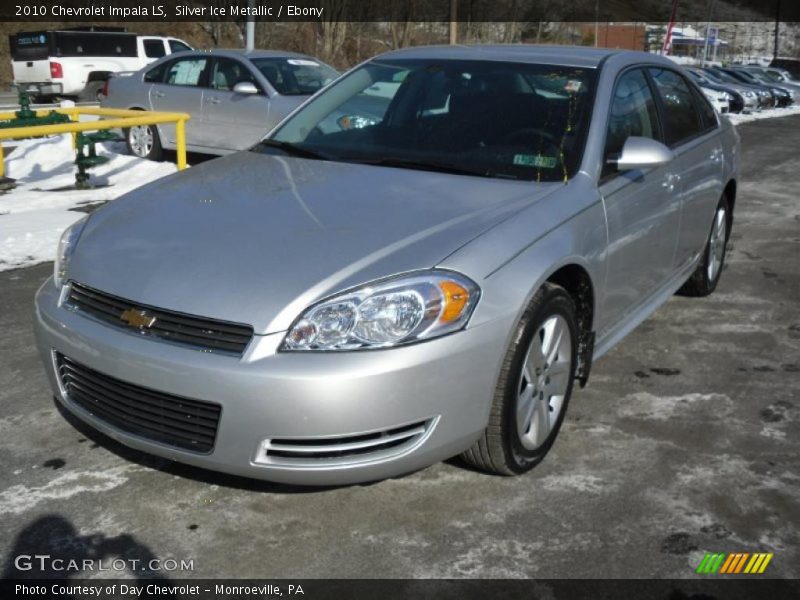 Silver Ice Metallic / Ebony 2010 Chevrolet Impala LS