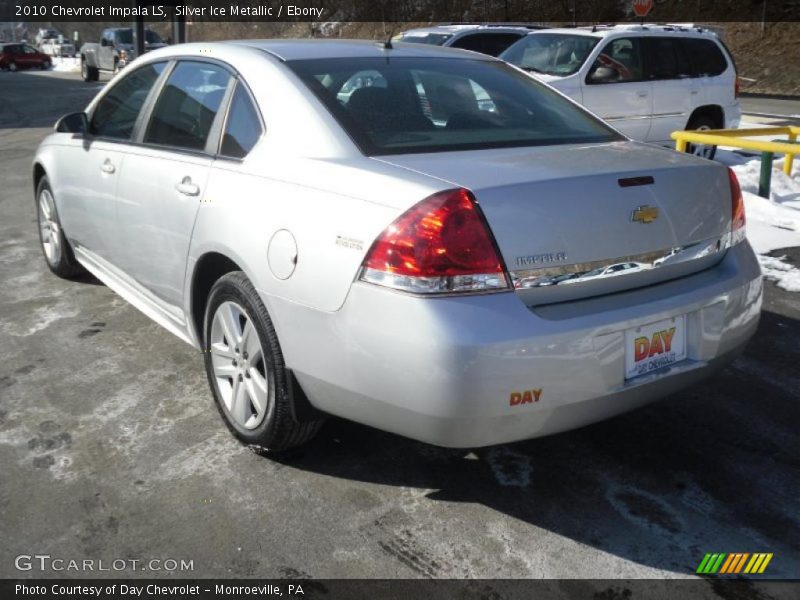 Silver Ice Metallic / Ebony 2010 Chevrolet Impala LS