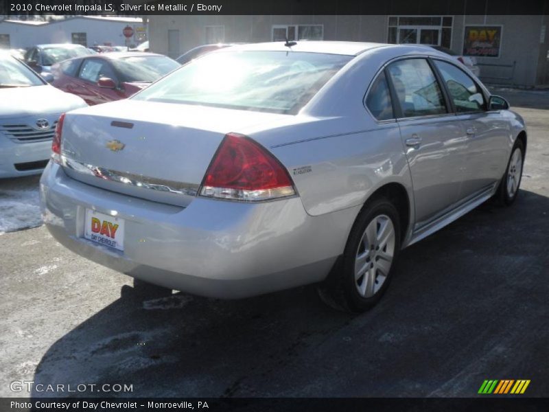 Silver Ice Metallic / Ebony 2010 Chevrolet Impala LS