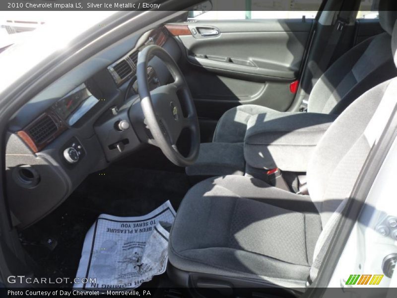 Silver Ice Metallic / Ebony 2010 Chevrolet Impala LS