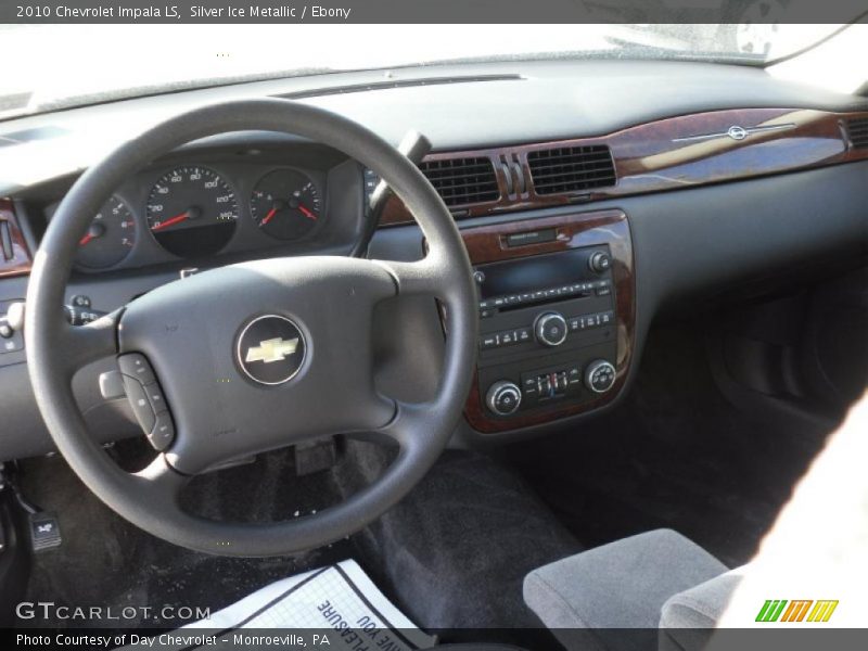 Silver Ice Metallic / Ebony 2010 Chevrolet Impala LS