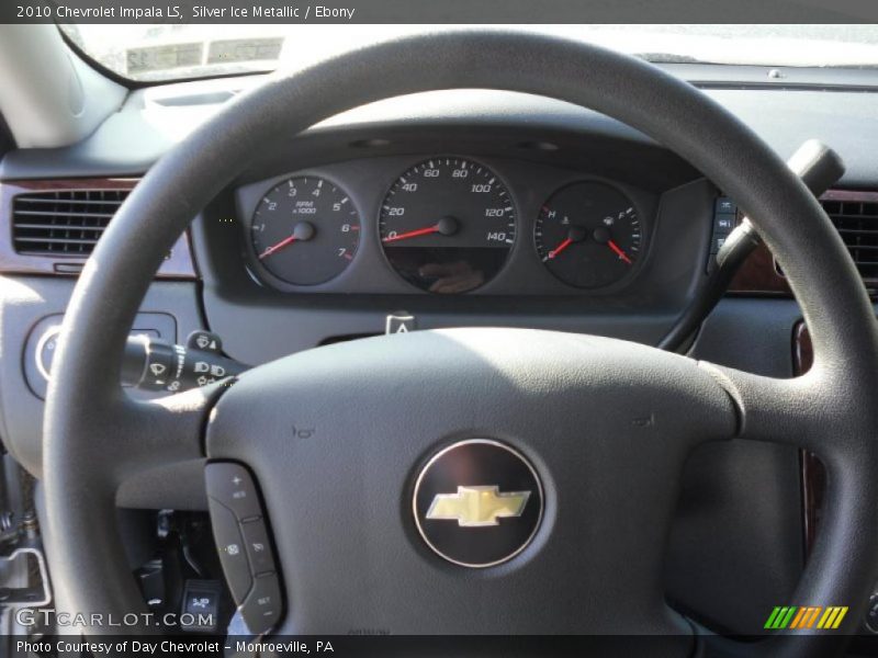 Silver Ice Metallic / Ebony 2010 Chevrolet Impala LS