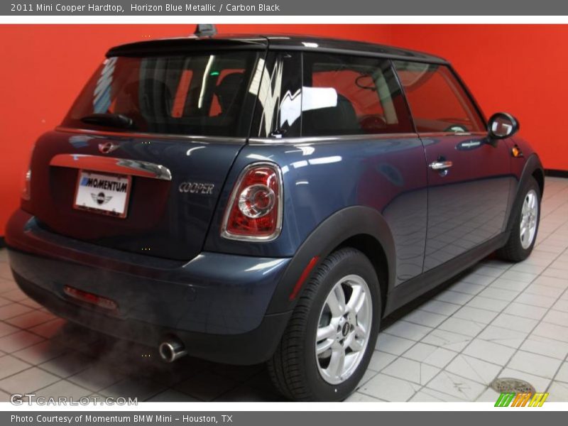 Horizon Blue Metallic / Carbon Black 2011 Mini Cooper Hardtop