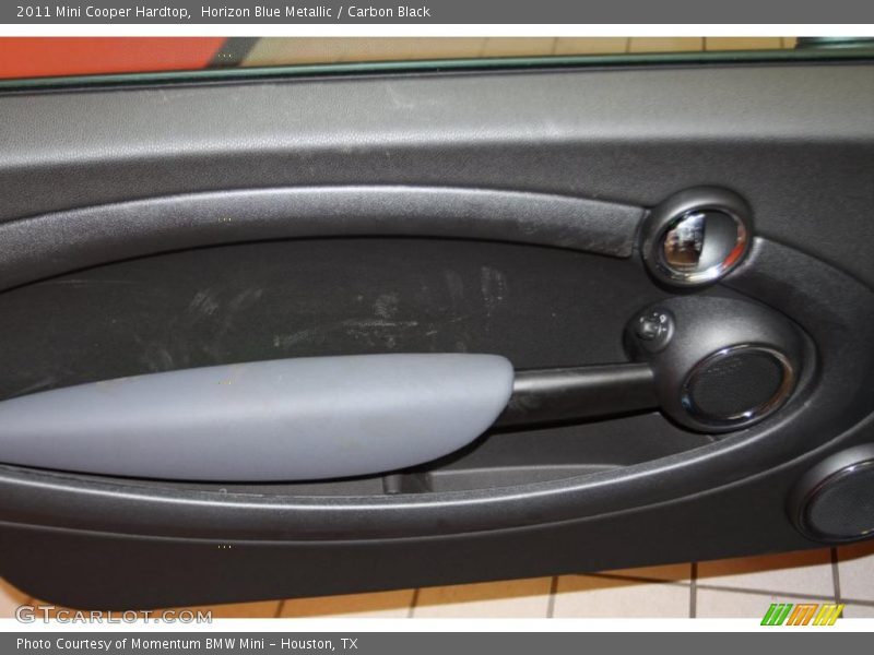 Horizon Blue Metallic / Carbon Black 2011 Mini Cooper Hardtop