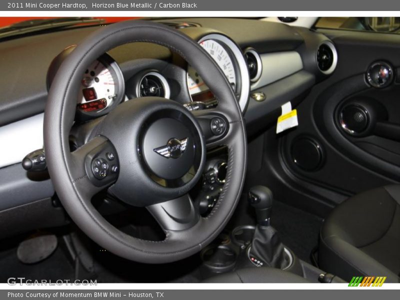 Horizon Blue Metallic / Carbon Black 2011 Mini Cooper Hardtop