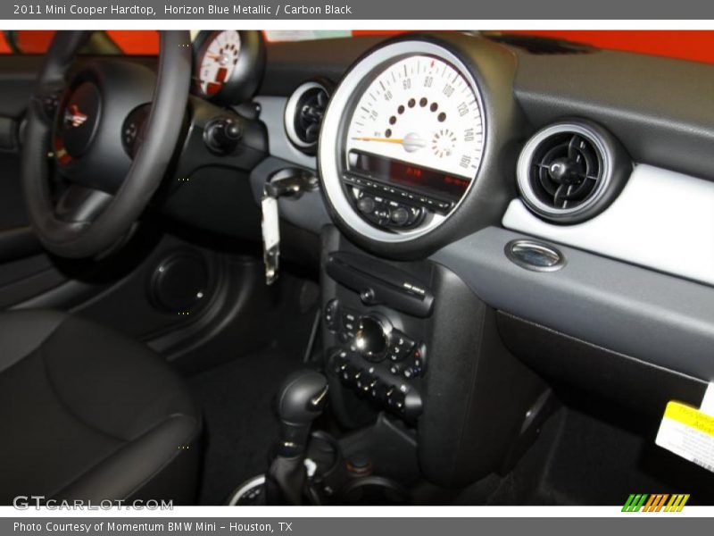 Horizon Blue Metallic / Carbon Black 2011 Mini Cooper Hardtop