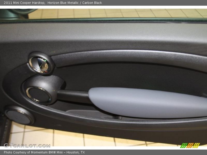 Horizon Blue Metallic / Carbon Black 2011 Mini Cooper Hardtop