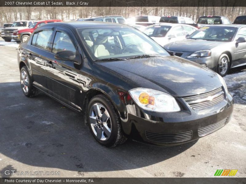 Black / Gray 2007 Chevrolet Cobalt LT Sedan