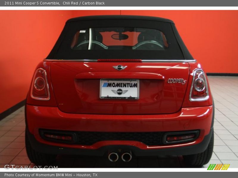 Chili Red / Carbon Black 2011 Mini Cooper S Convertible