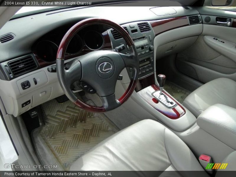 Crystal White / Light Charcoal 2004 Lexus ES 330