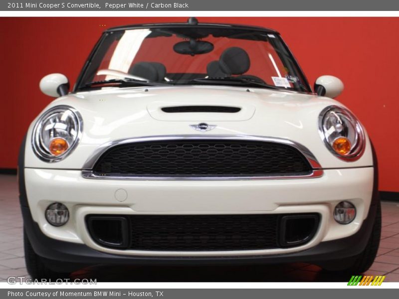 Pepper White / Carbon Black 2011 Mini Cooper S Convertible