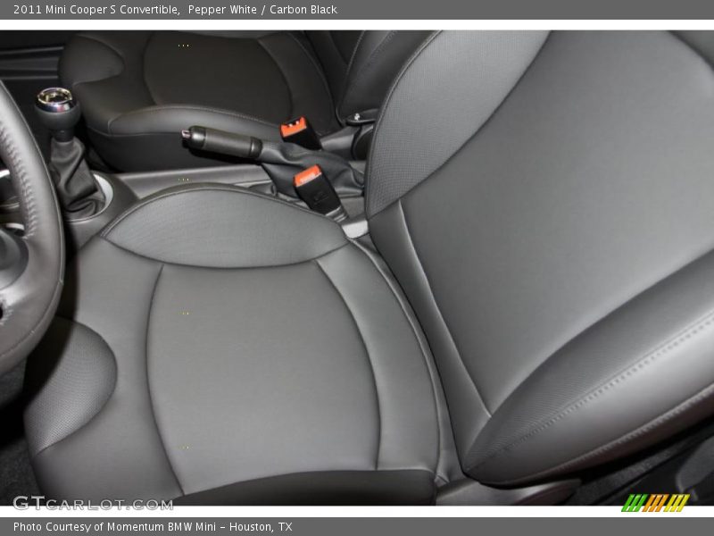 Pepper White / Carbon Black 2011 Mini Cooper S Convertible