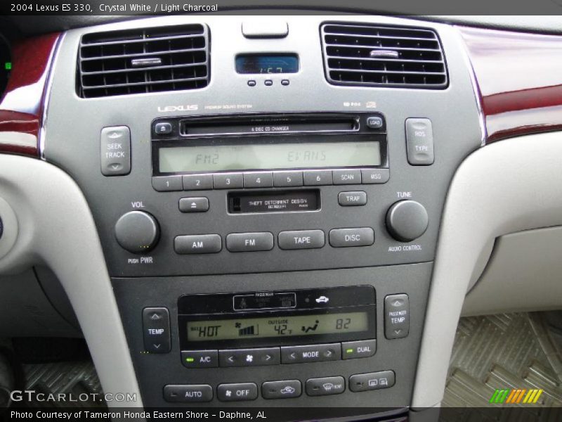 Crystal White / Light Charcoal 2004 Lexus ES 330