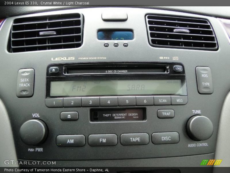 Crystal White / Light Charcoal 2004 Lexus ES 330