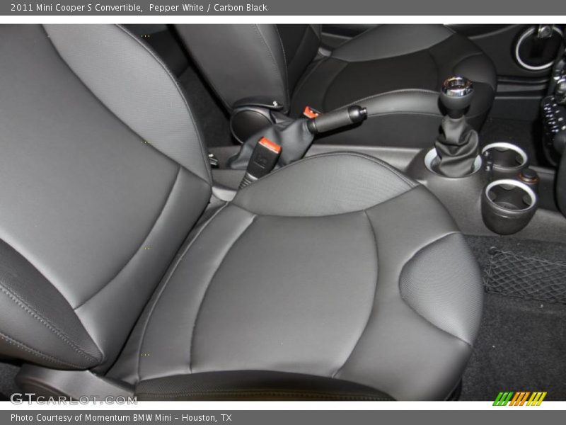 Pepper White / Carbon Black 2011 Mini Cooper S Convertible
