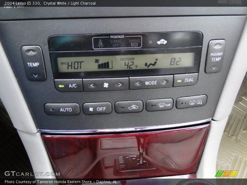 Crystal White / Light Charcoal 2004 Lexus ES 330