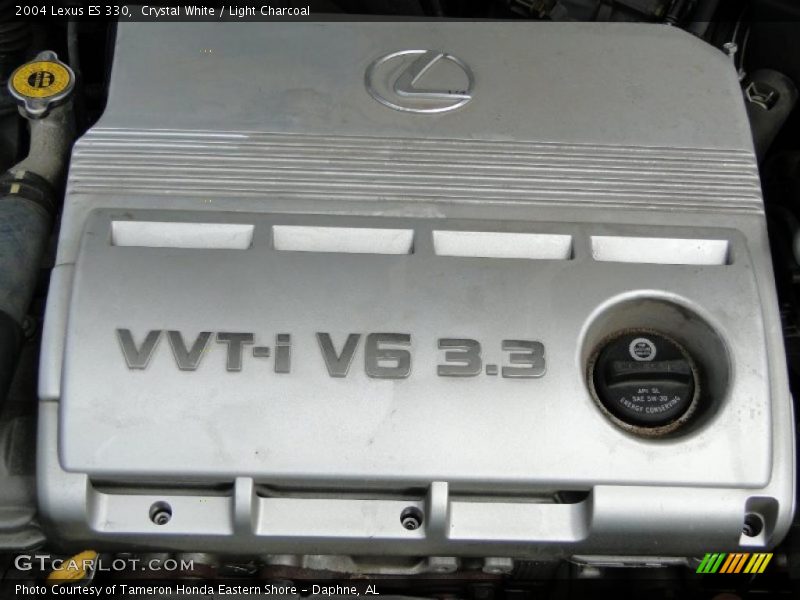 Crystal White / Light Charcoal 2004 Lexus ES 330
