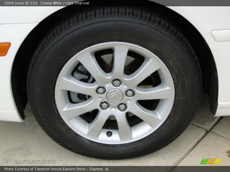 Crystal White / Light Charcoal 2004 Lexus ES 330