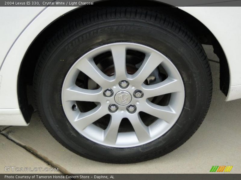 Crystal White / Light Charcoal 2004 Lexus ES 330