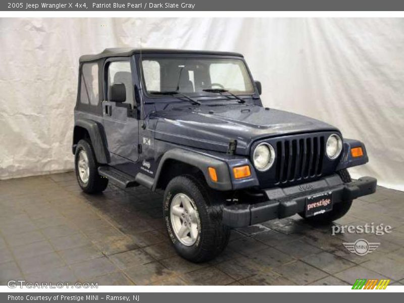 Patriot Blue Pearl / Dark Slate Gray 2005 Jeep Wrangler X 4x4