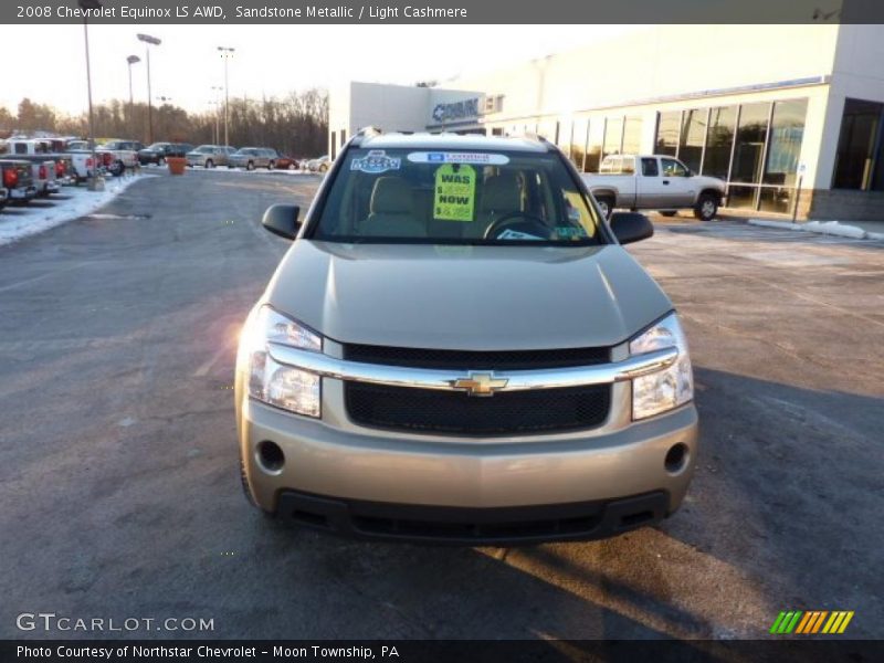 Sandstone Metallic / Light Cashmere 2008 Chevrolet Equinox LS AWD