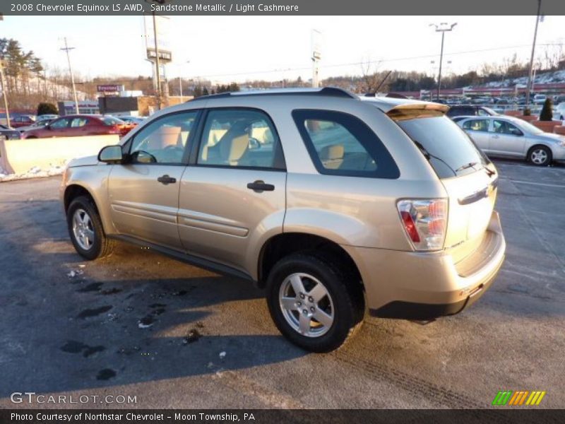 Sandstone Metallic / Light Cashmere 2008 Chevrolet Equinox LS AWD