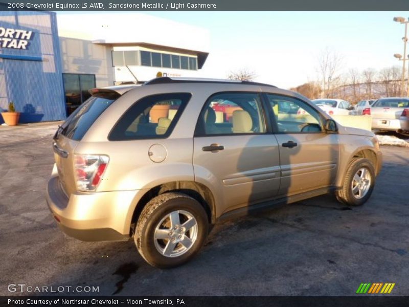 Sandstone Metallic / Light Cashmere 2008 Chevrolet Equinox LS AWD