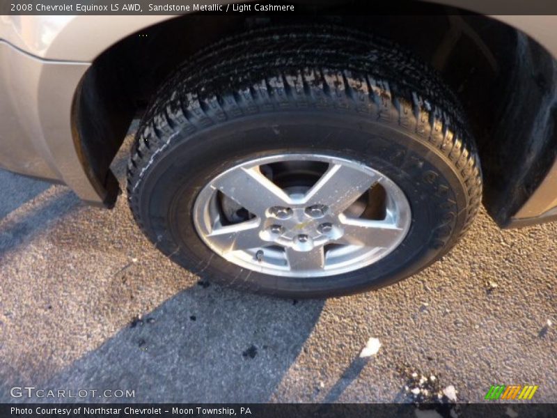 Sandstone Metallic / Light Cashmere 2008 Chevrolet Equinox LS AWD